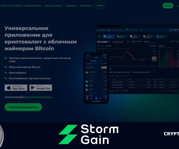 Обзор Брокера Stormgain