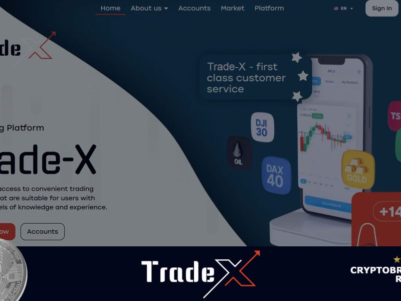 Обзор брокера Trade‑X 