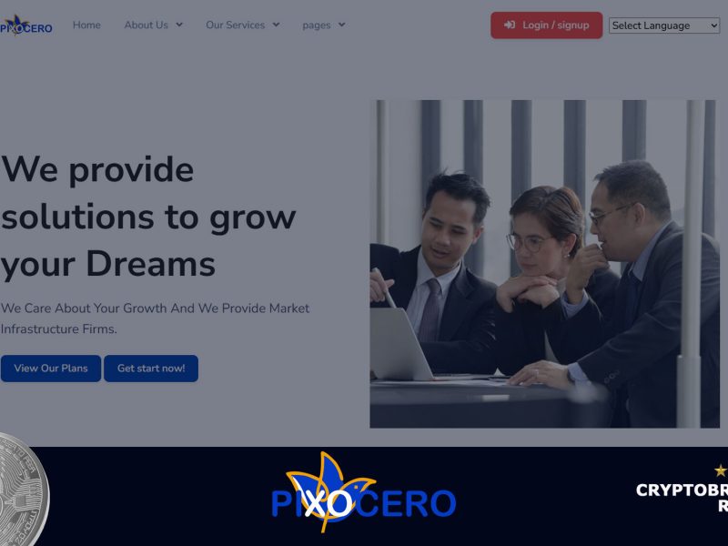 Обзор брокера Pixocero 