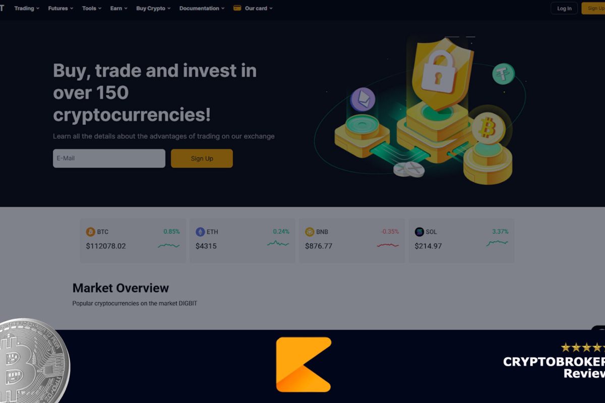 Обзор биржи DigBit