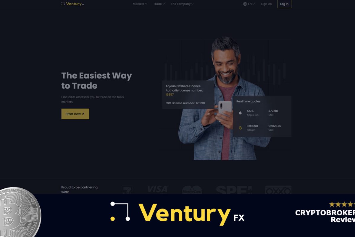 Обзор брокера VenturyFX